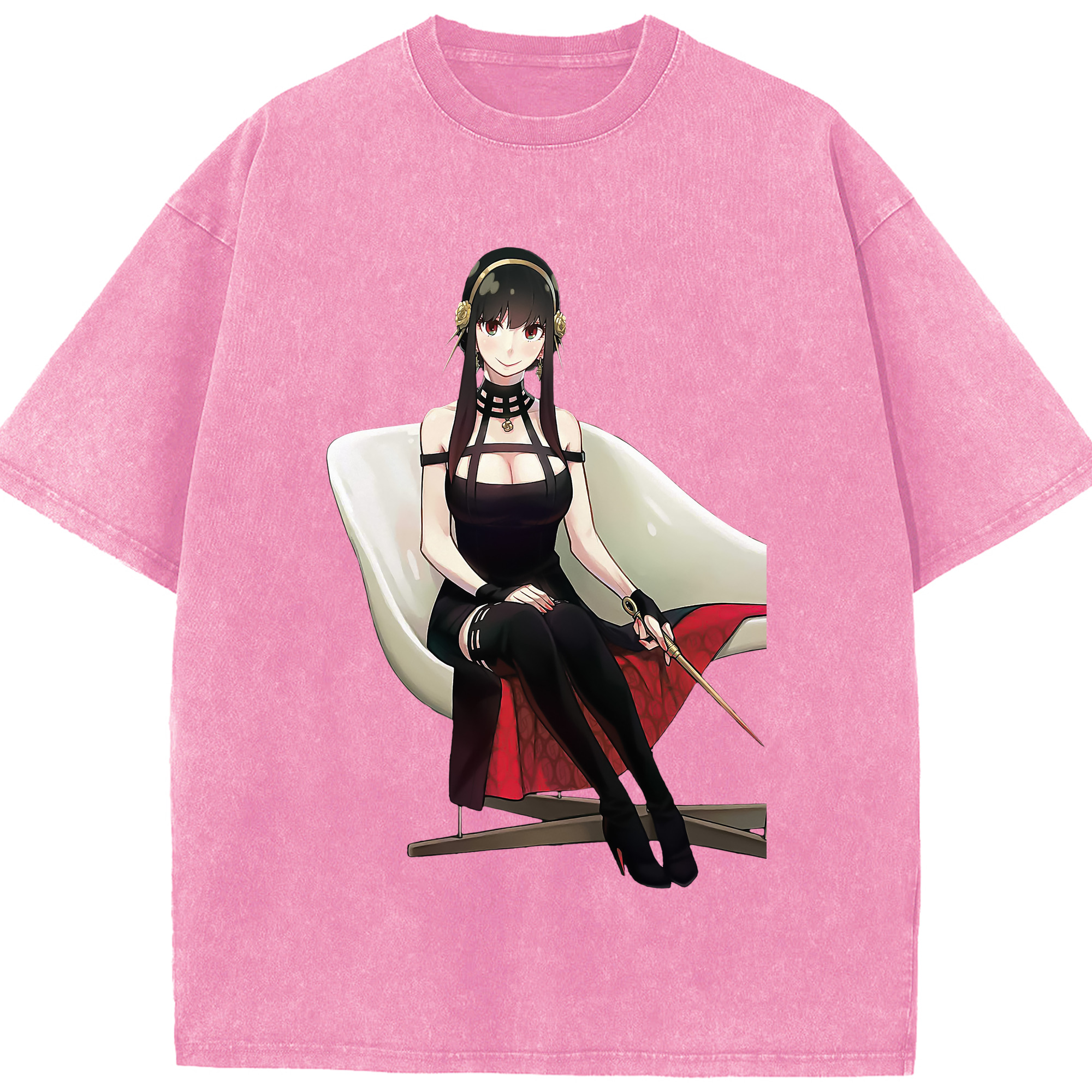 （画像用） SPY×FAMILY间谍家家酒 綿100% ヴィンテージ風 半袖Tシャツ（フロントプリント）